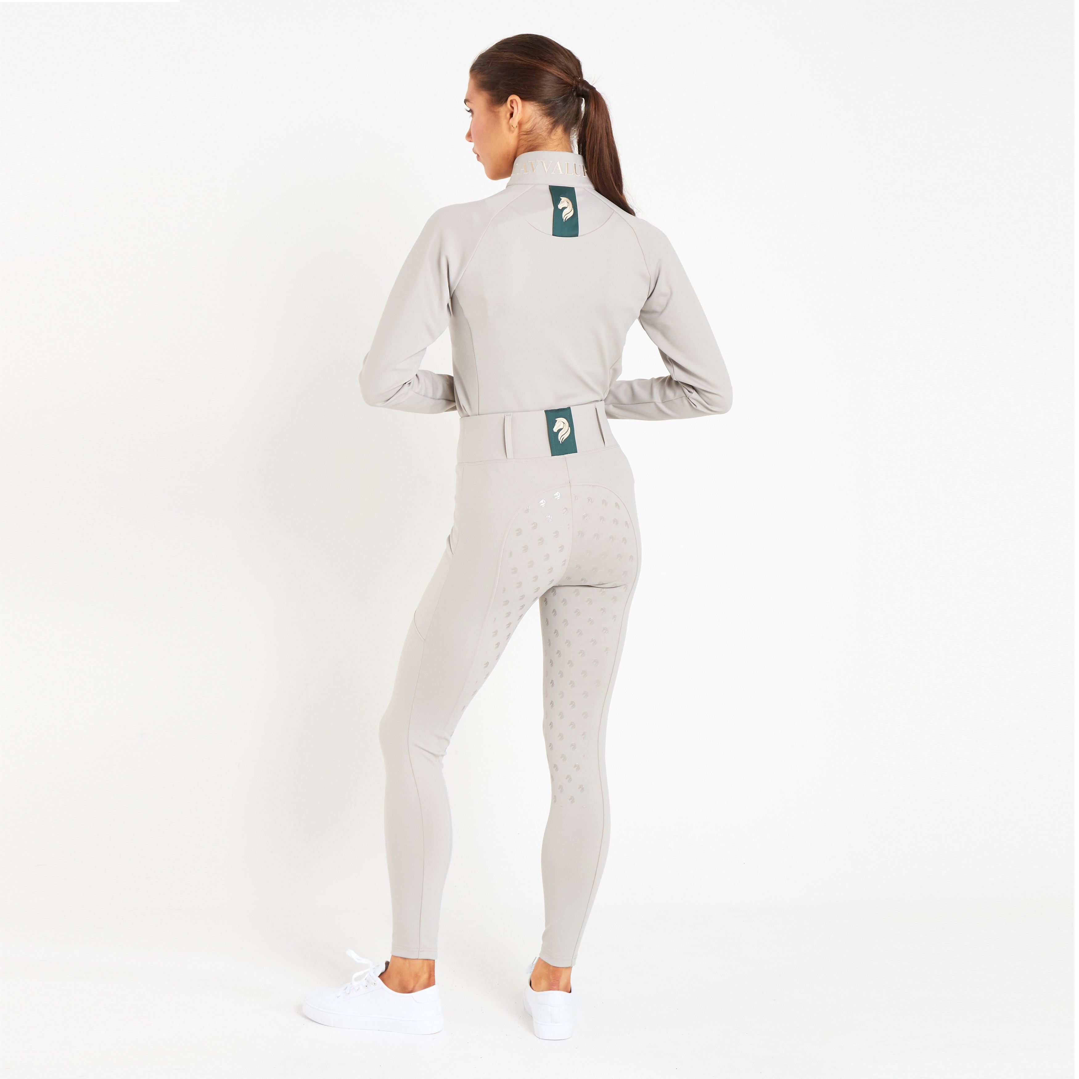 Cavvalure Mink full grip equestrian riding leggings – full length