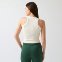 Cavvalure Off White women's equestrian tank top – detail view