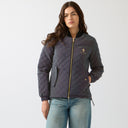 Cavvalure Noctis equestrian bomber jacket – front view on model