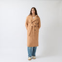 Cavvalure Valora waterproof equestrian riding coat – side view on model