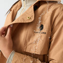 Cavvalure Valora waterproof equestrian riding coat – detail view