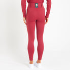 Cavvalure Red everyday equestrian riding leggings – back view