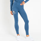 Cavvalure Blue knee grip equestrian riding leggings – back view