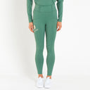 Cavvalure Green knee grip equestrian riding leggings – front view
