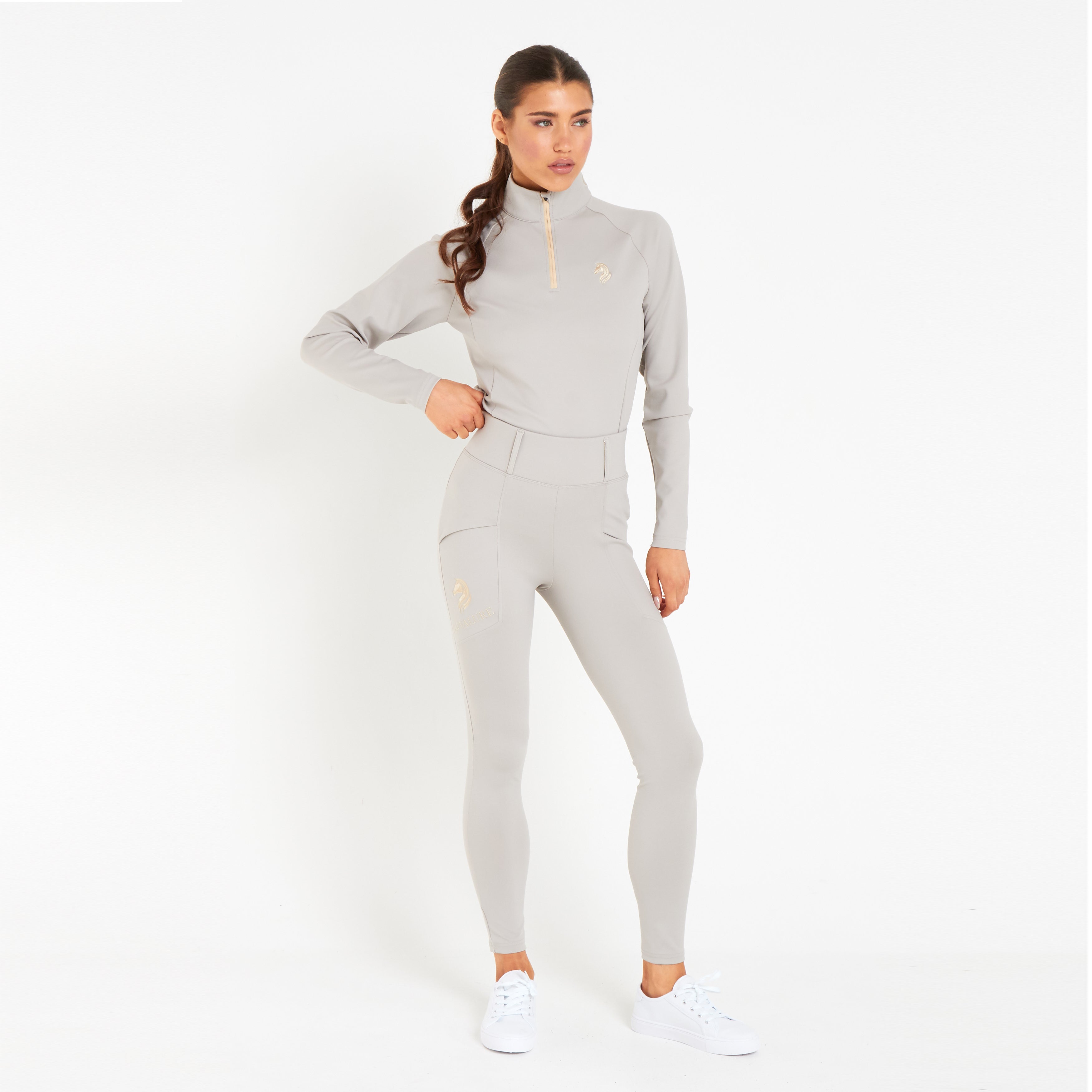Cavvalure Mink everyday equestrian riding leggings – detail view