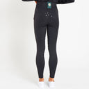 Cavvalure Black full grip equestrian riding leggings – back view