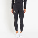 Cavvalure Black knee grip equestrian riding leggings – front view