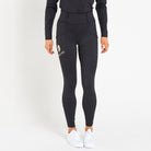 Cavvalure Black everyday equestrian riding leggings – front view