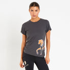 Cavvalure Dapple Mist bamboo equestrian T-shirt – front view on model