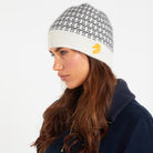 Cavvalure Heritage Jacquard cashmere beanie – detail close-up