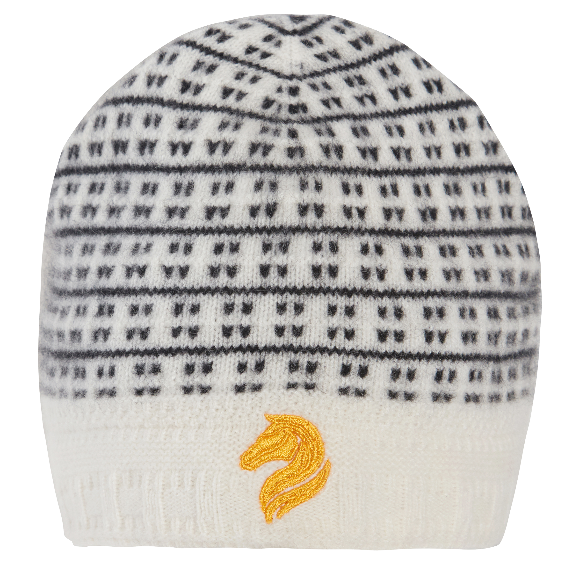 Luxury Cashmere Beanie - Heritage Jacquard