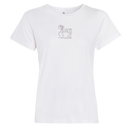 Cavvalure Porcelain Frost bamboo equestrian T-shirt – product flat detail