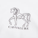 Cavvalure Porcelain Frost bamboo equestrian T-shirt – product flat