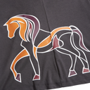 Cavvalure Dapple Mist bamboo equestrian T-shirt – product closeup