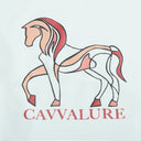 Cavvalure Olive Dust bamboo equestrian T-shirt – product flat