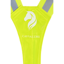 Cavvalure equestrian hi-vis vest – LED light closeup