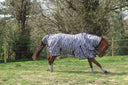 Cavvalure zebra print fly rug – pattern closeup
